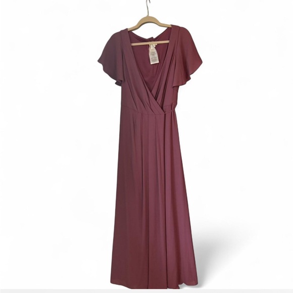 Size 14 Chianti Davids Bridal Wrap Bridesmaid Dress - Picture 1 of 6
